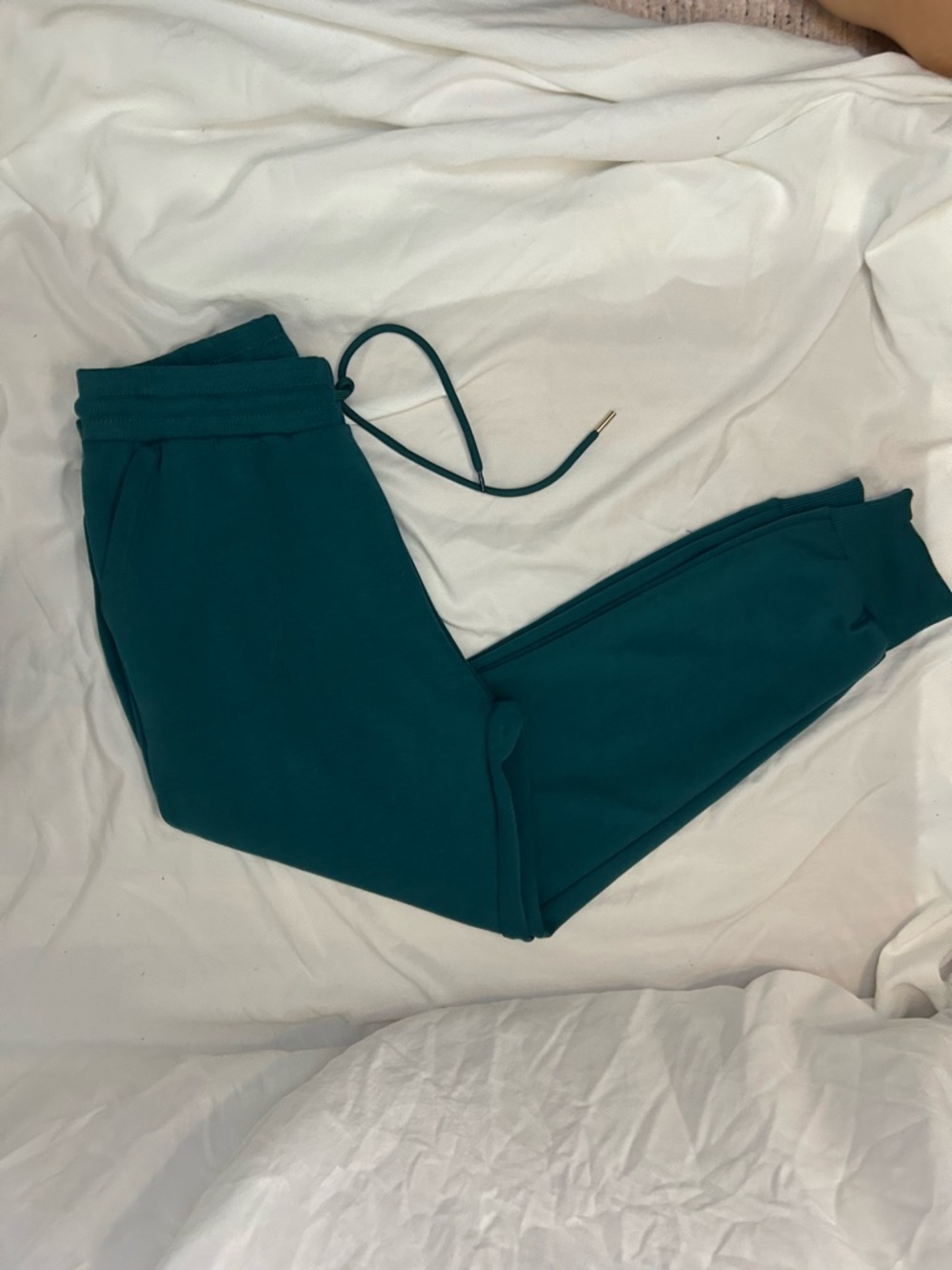 Women’s Teal Drawstring Jogger Sweatpants